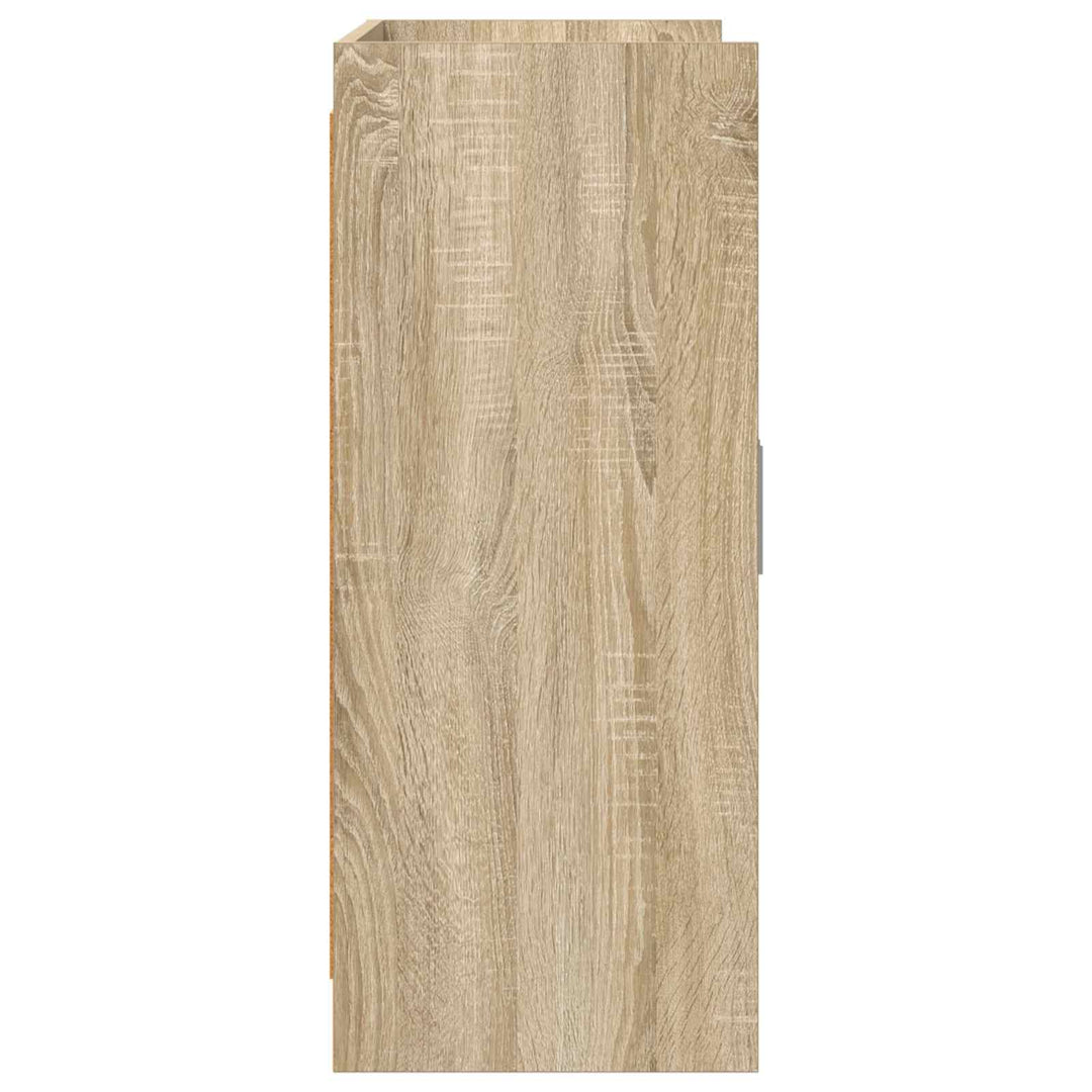 Sideboard Sonoma-eg 98,5 x 33 x 80 cm Konstrueret træ