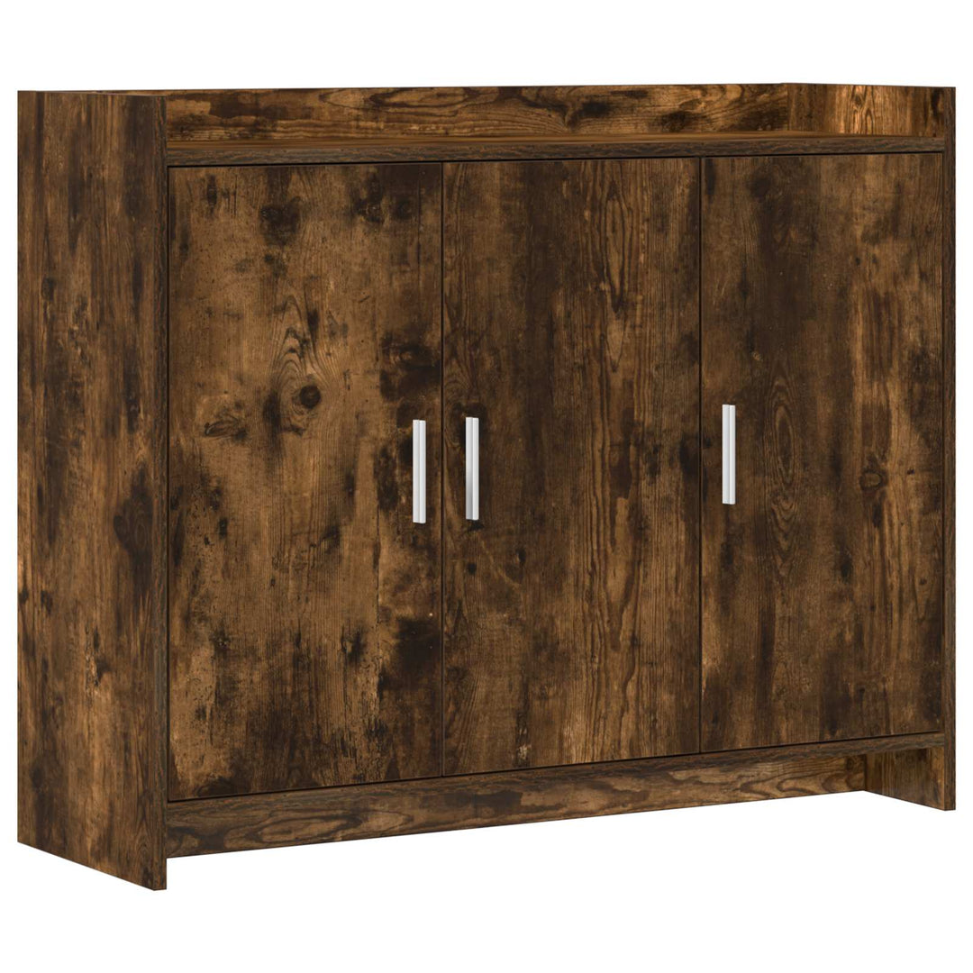 Sideboard Røget eg 98,5 x 33 x 80 cm Konstrueret træ