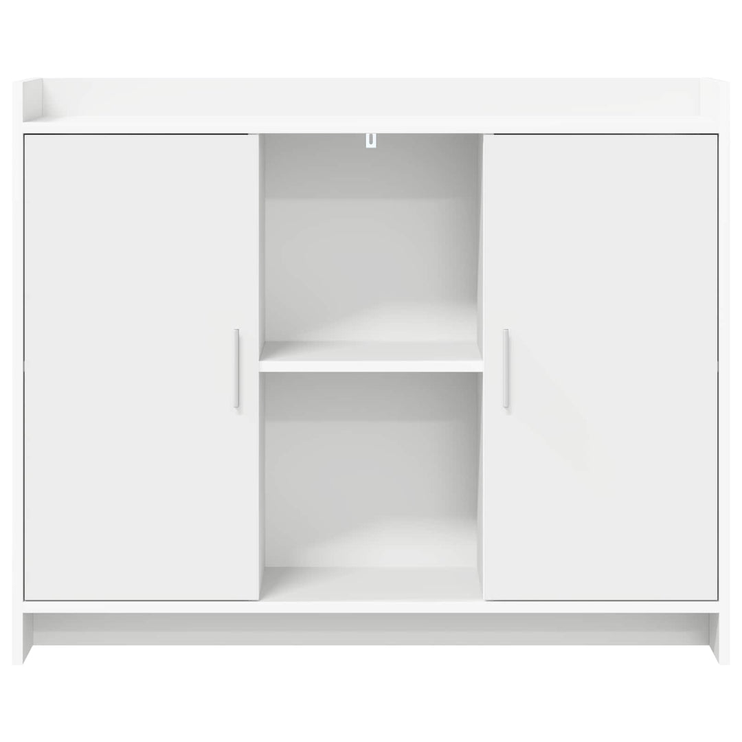 Sideboard Hvid 98,5 x 33 x 80 cm Konstrueret træ