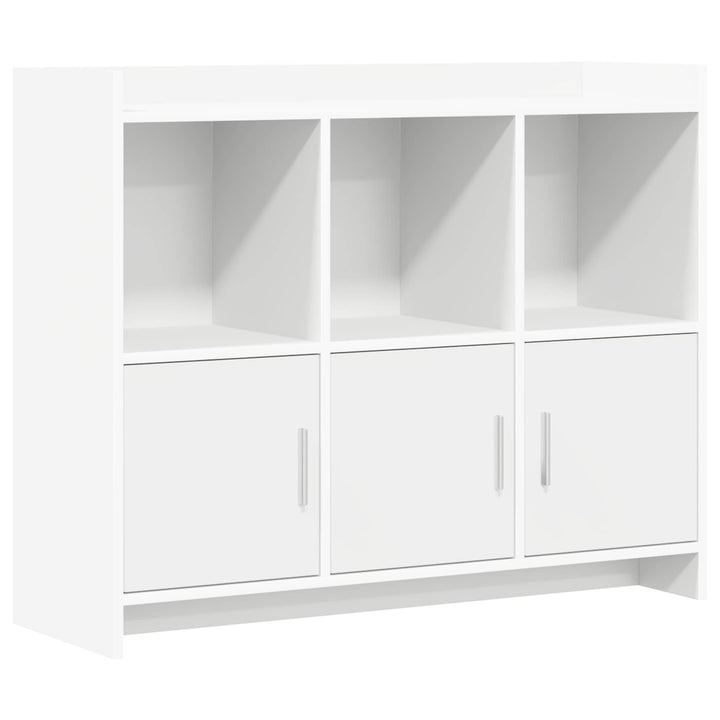 Sideboard Hvid 98,5 x 33 x 80 cm Konstrueret træ