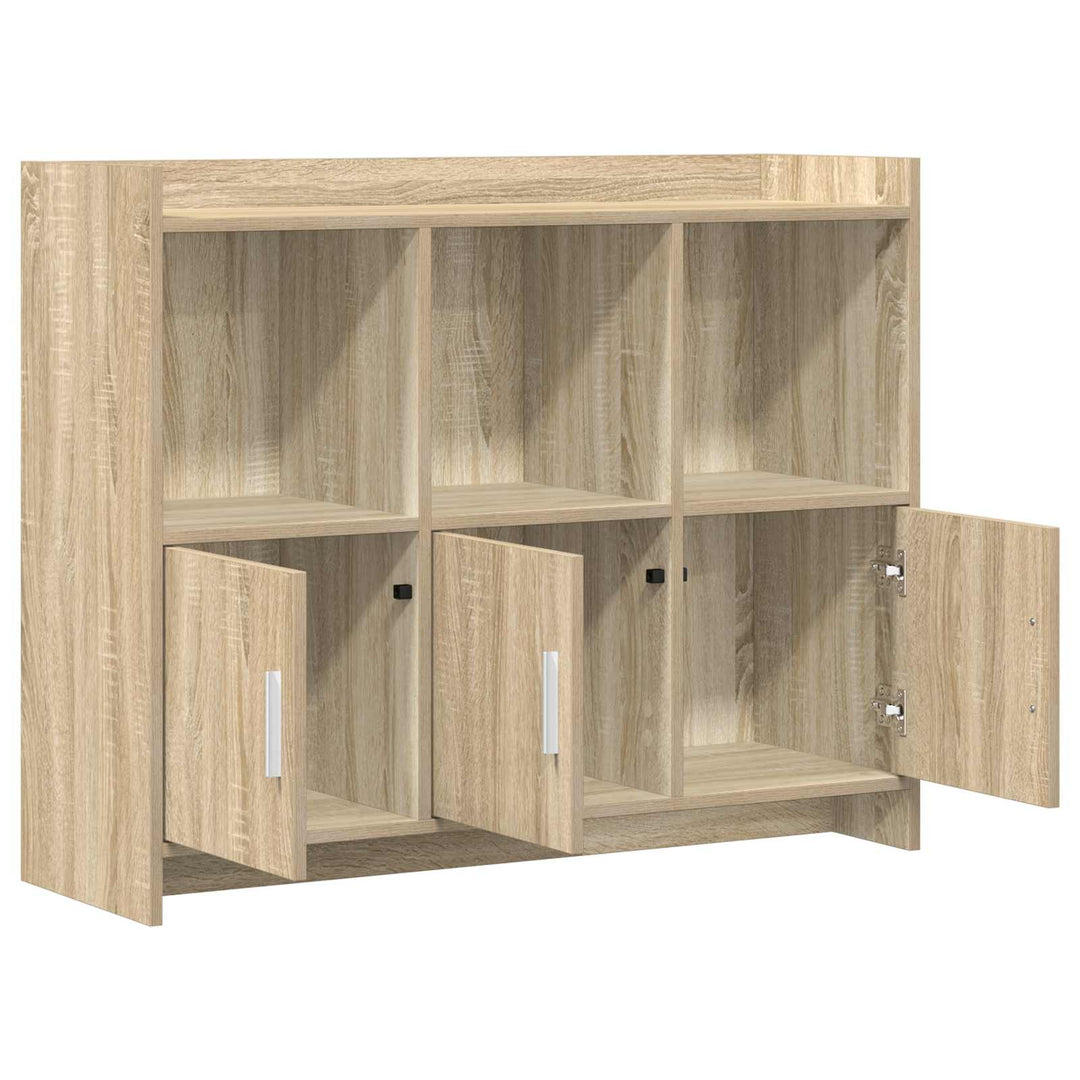 Sideboard Sonoma-eg 98,5 x 33 x 80 cm Konstrueret træ