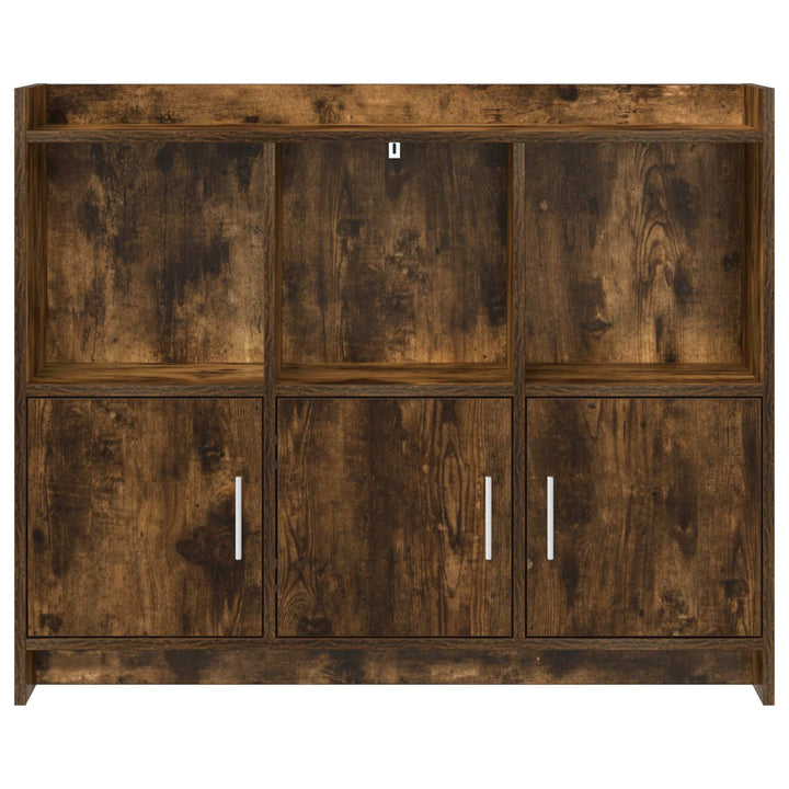 Sideboard Røget eg 98,5 x 33 x 80 cm Konstrueret træ