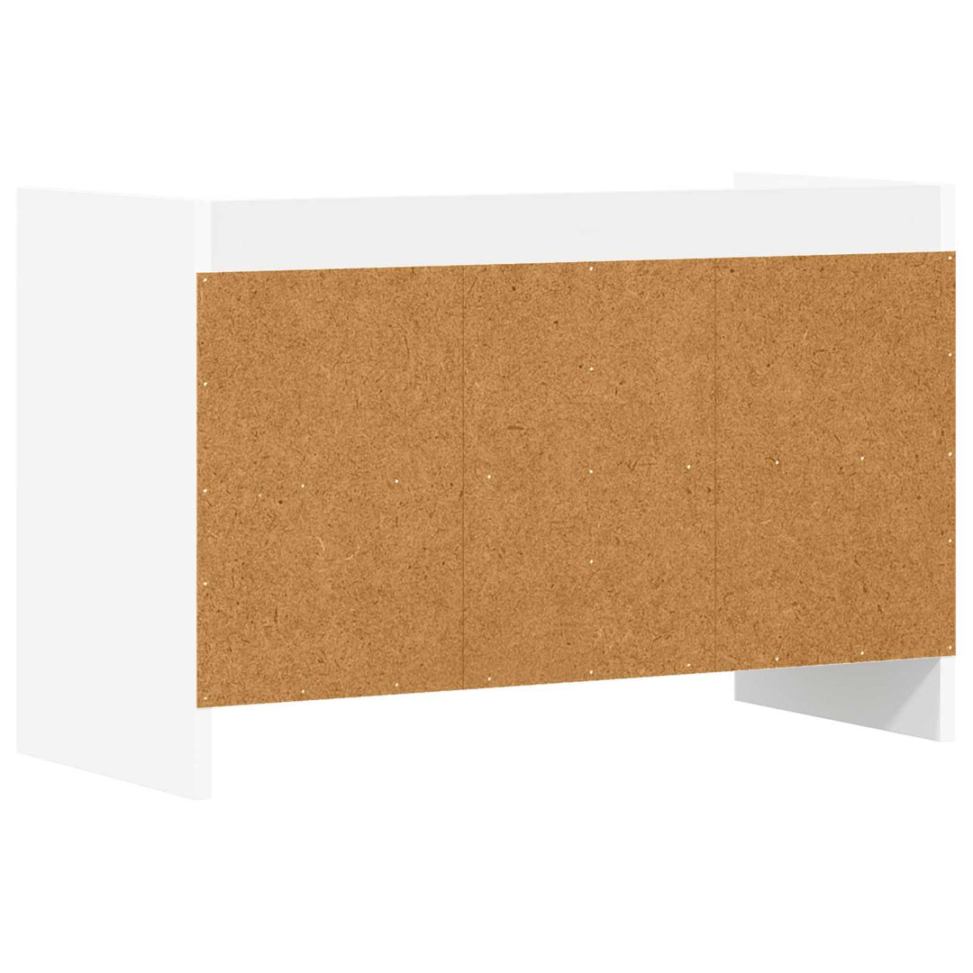 TV-skab 71,5 x 33 x 47 cm Hvid Konstrueret træ