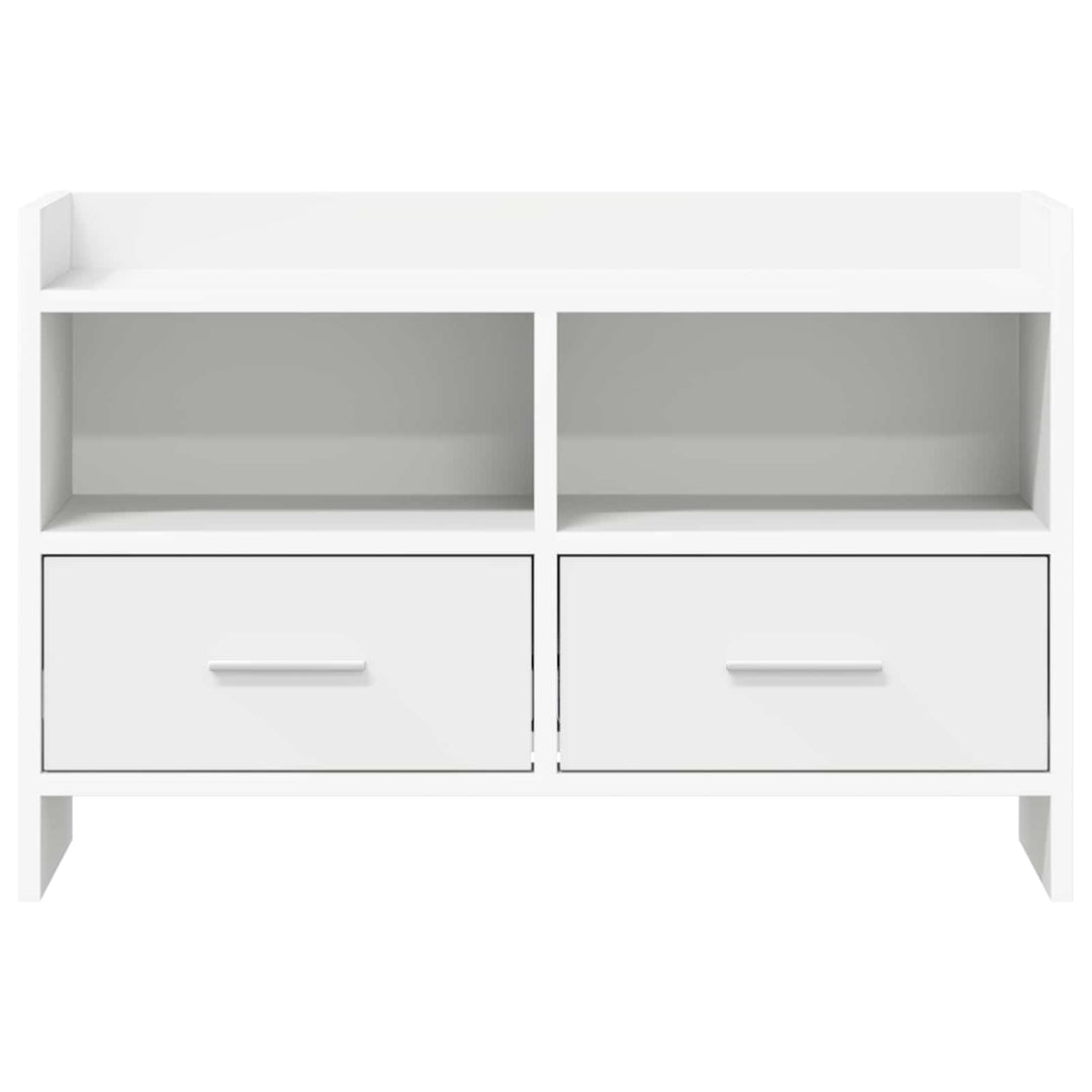 TV-skab 71,5 x 33 x 47 cm Hvid Konstrueret træ