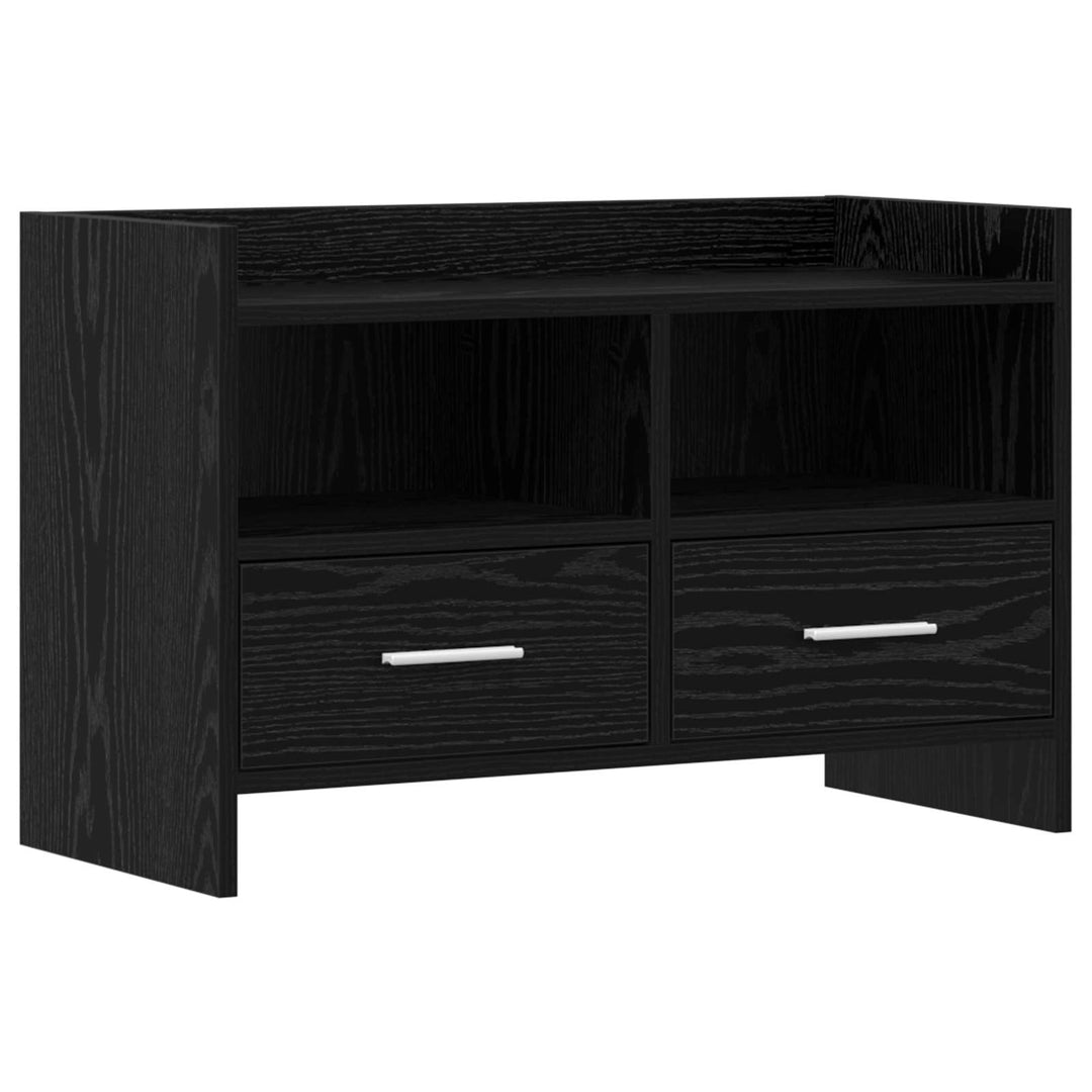 TV-skab 71,5 x 33 x 47 cm Sort eg Konstrueret træ