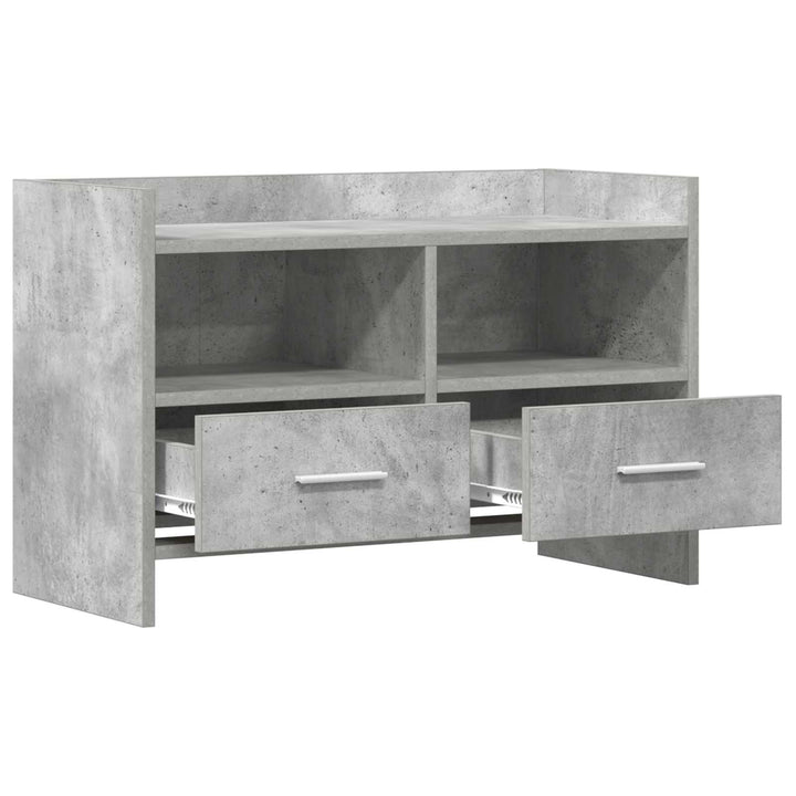 TV-skab 71,5 x 33 x 47 cm Betongrå Konstrueret træ