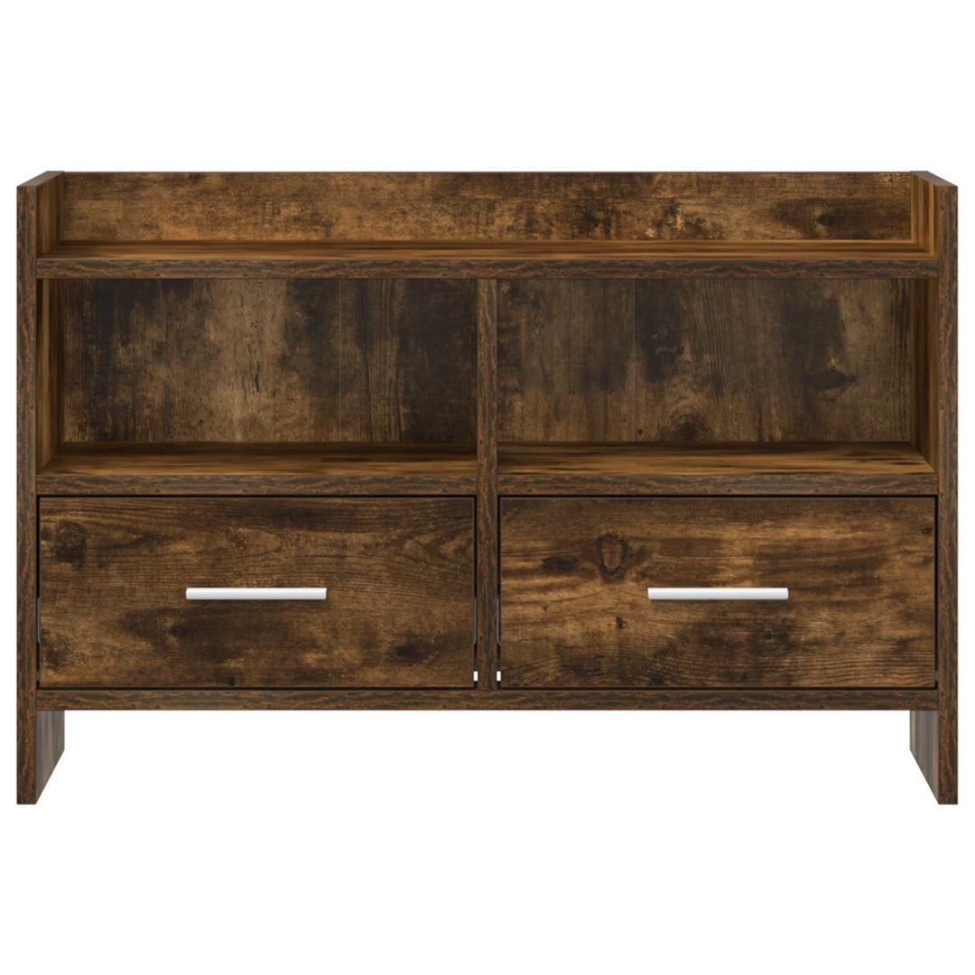 TV-skab 71,5 x 33 x 47 cm Røget eg Konstrueret træ