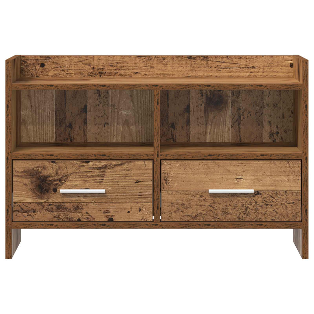 TV-skab 71,5 x 33 x 47 cm Gammelt træ Konstrueret træ