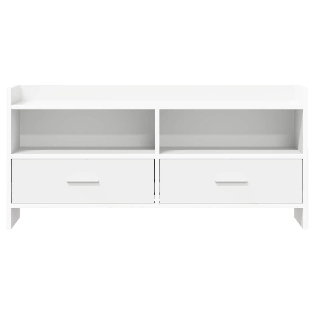 TV-skab 100 x 33 x 47 cm Hvid Konstrueret træ