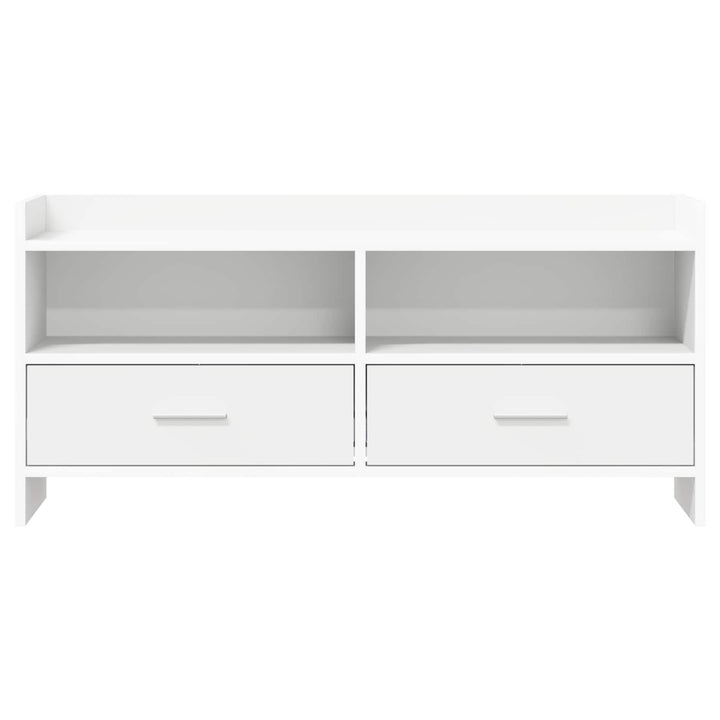TV-skab 100 x 33 x 47 cm Hvid Konstrueret træ