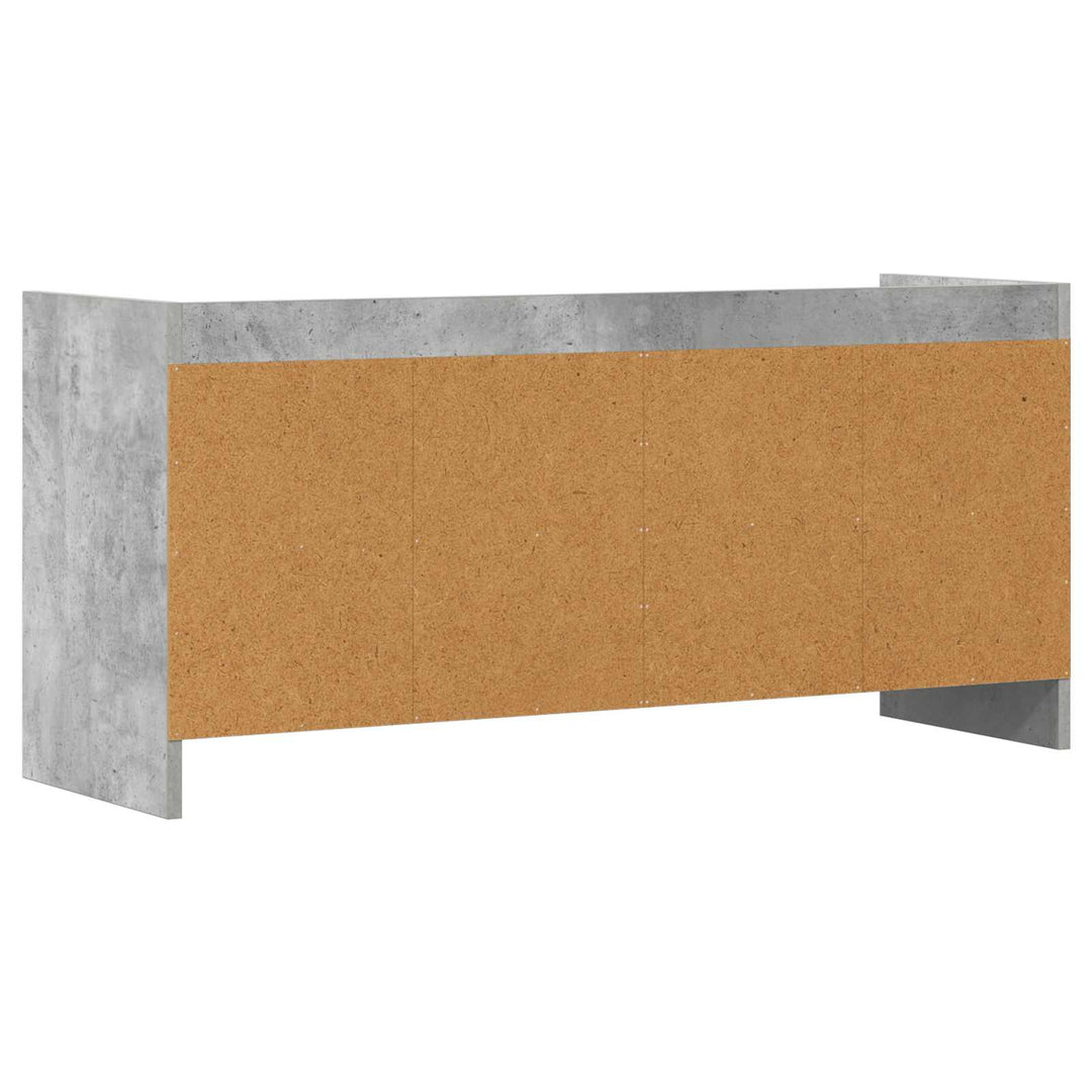 TV-skab 100 x 33 x 47 cm Betongrå Konstrueret træ