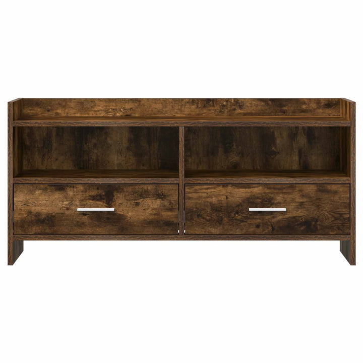TV-skab 100 x 33 x 47 cm Røget eg Konstrueret træ