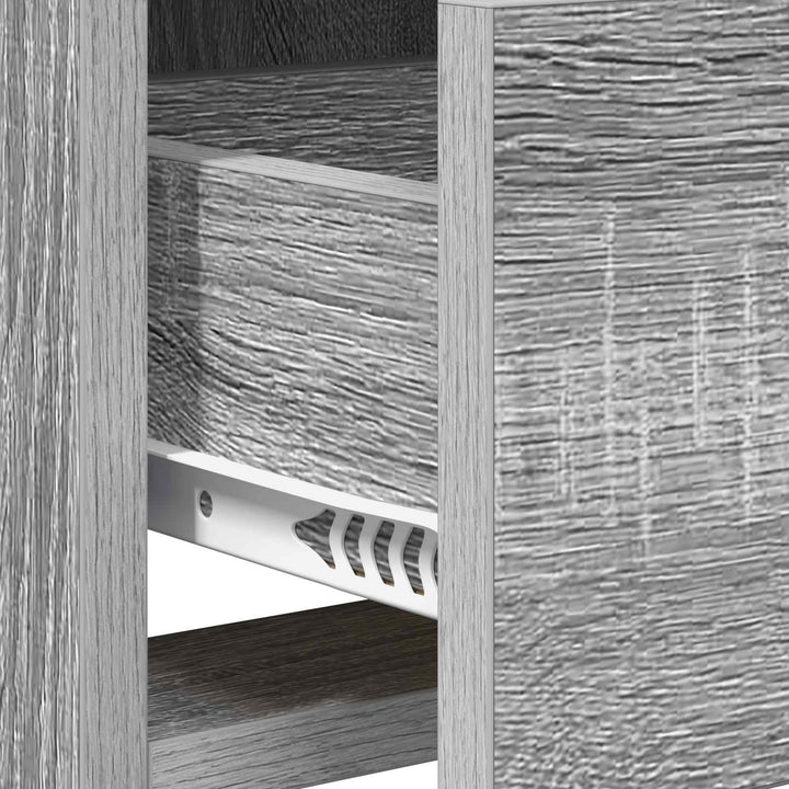 TV-skab 100 x 33 x 47 cm Grå Sonoma Konstrueret træ