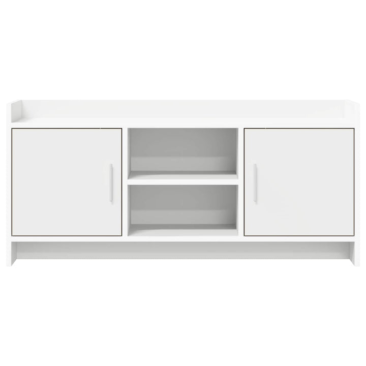 TV-skab 102 x 33 x 47 cm Hvid Konstrueret træ