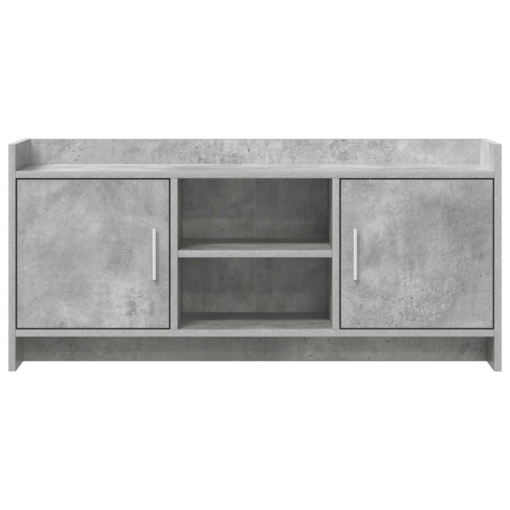 TV-skab 102 x 33 x 47 cm Betongrå Konstrueret træ