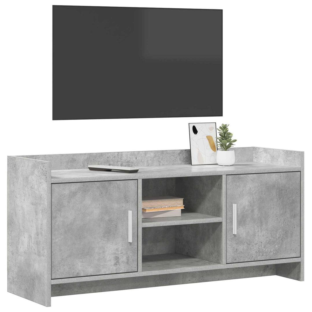 TV-skab 102 x 33 x 47 cm Betongrå Konstrueret træ