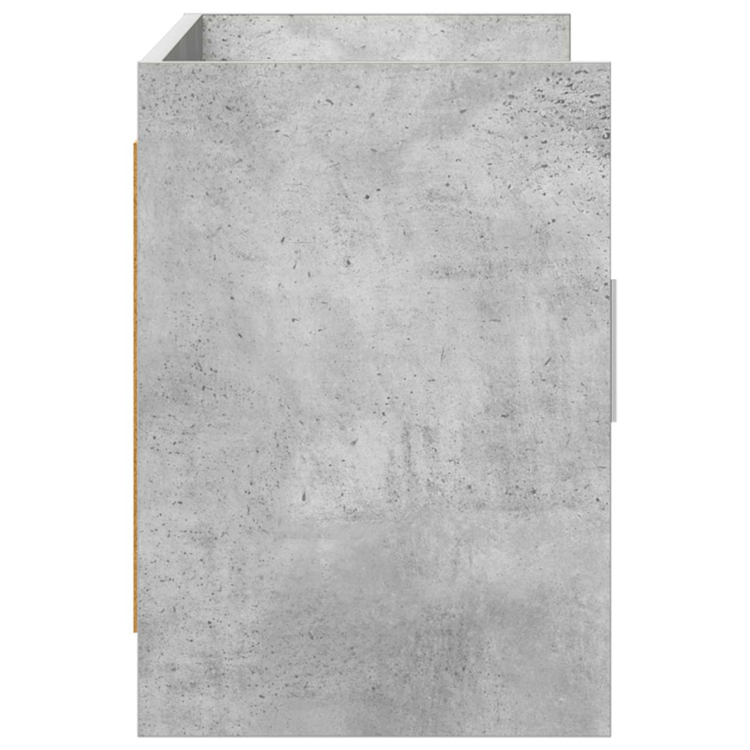 TV-skab 102 x 33 x 47 cm Betongrå Konstrueret træ