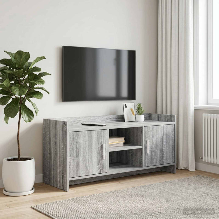 TV-skab 102 x 33 x 47 cm Grå Sonoma Konstrueret træ