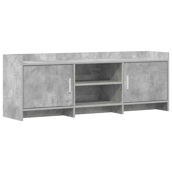 TV-skab 130 x 33 x 47 cm Betongrå Konstrueret træ