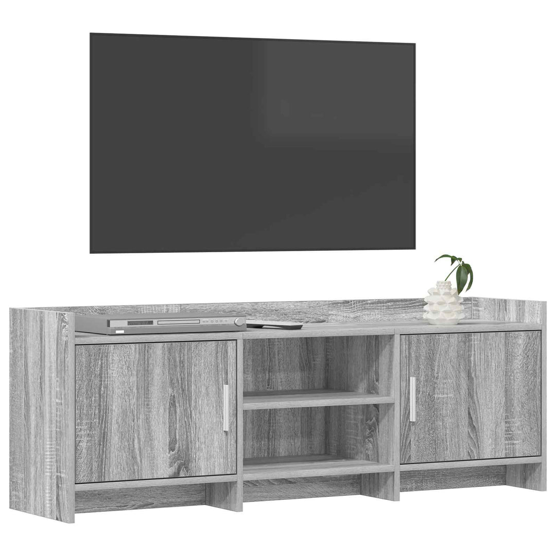 TV-skab 130 x 33 x 47 cm Grå Sonoma Konstrueret træ