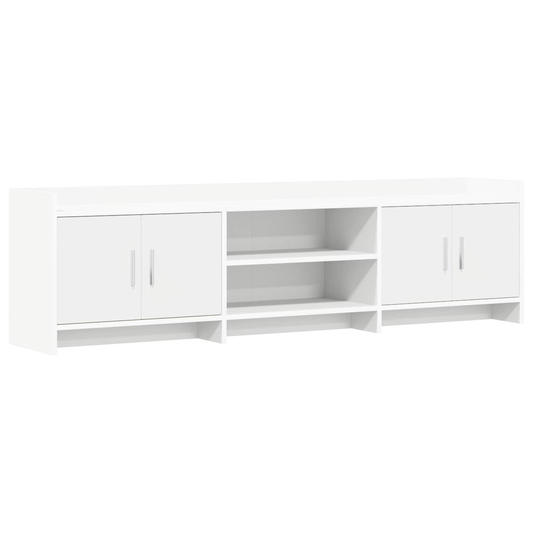 TV-skab 168 x 33 x 47 cm Hvid Konstrueret træ