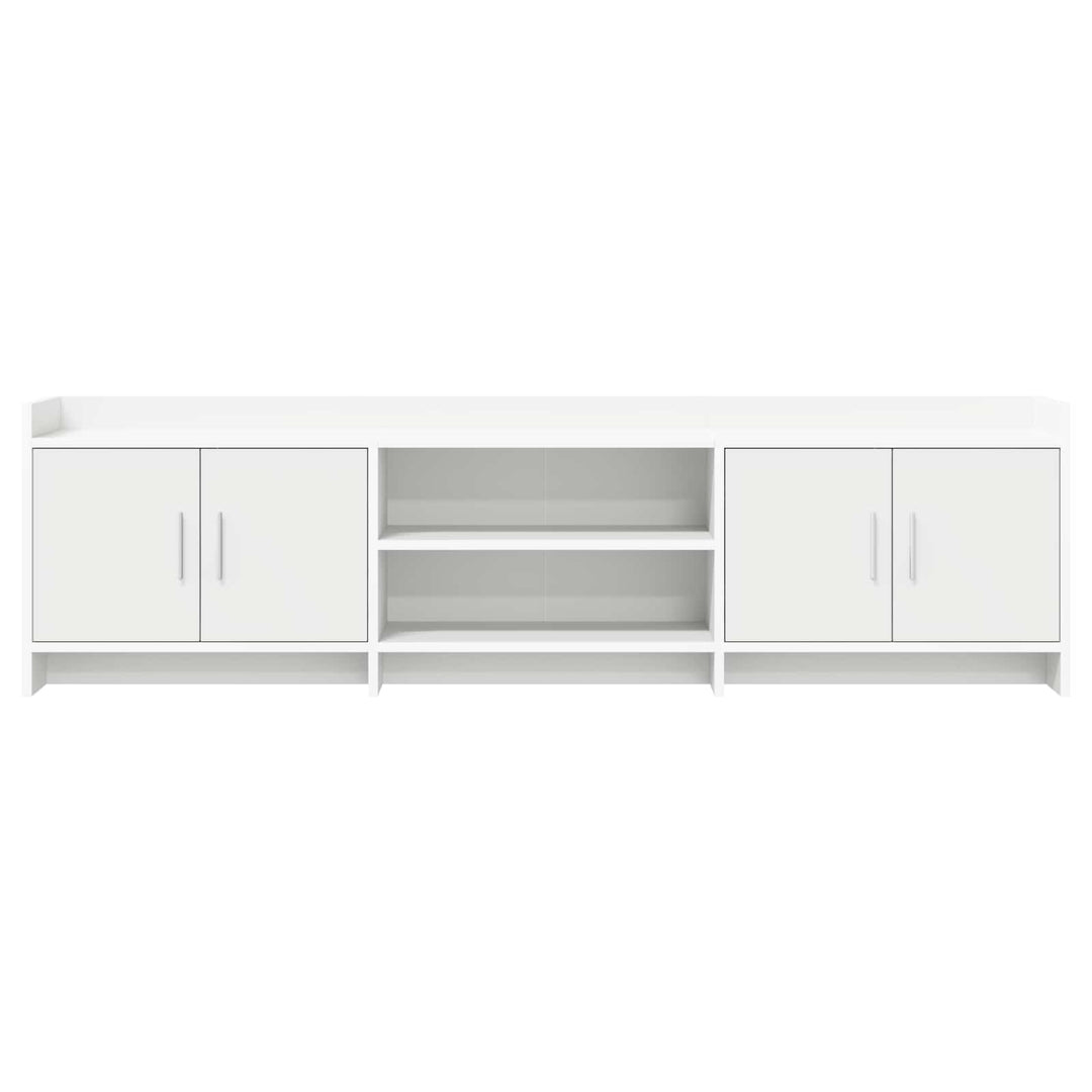 TV-skab 168 x 33 x 47 cm Hvid Konstrueret træ