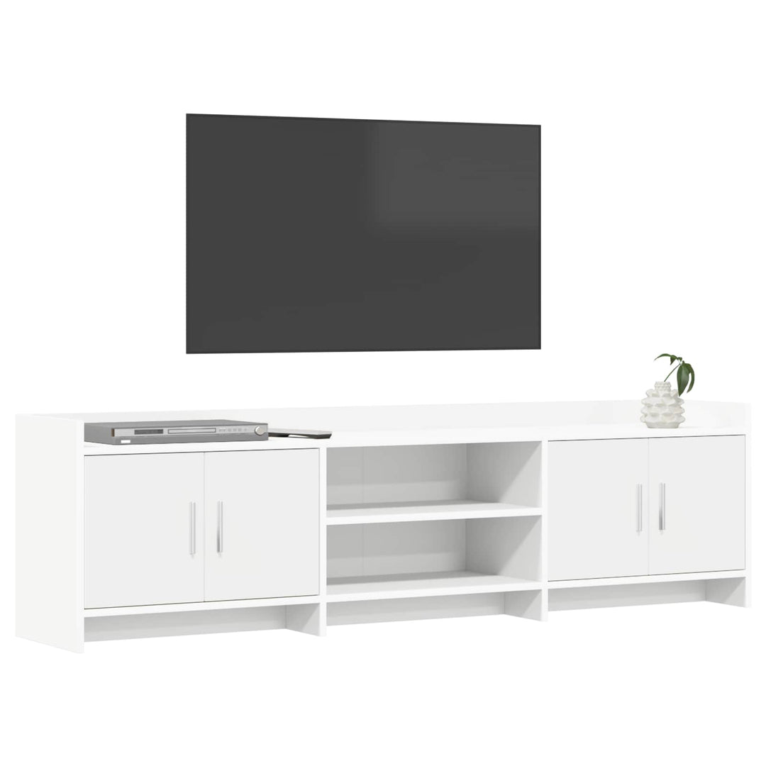 TV-skab 168 x 33 x 47 cm Hvid Konstrueret træ
