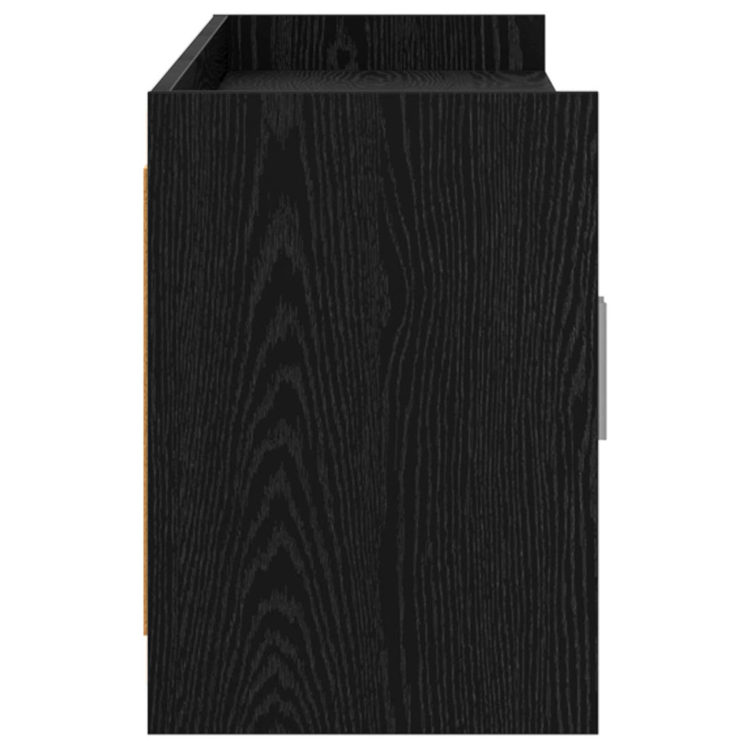 TV-skab 168 x 33 x 47 cm Sort eg Konstrueret træ