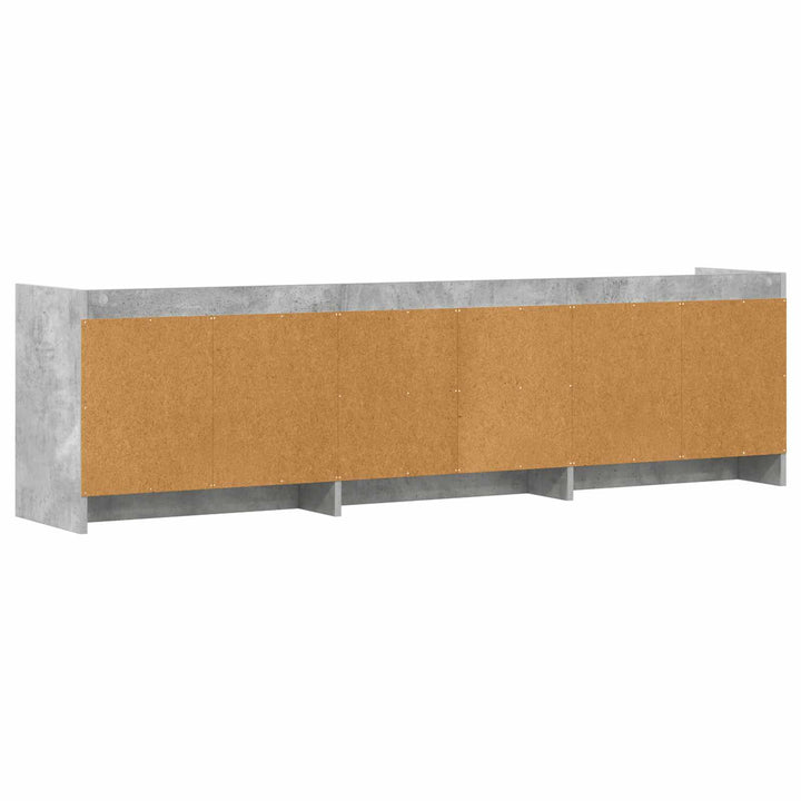 TV-skab 168 x 33 x 47 cm Betongrå Konstrueret træ