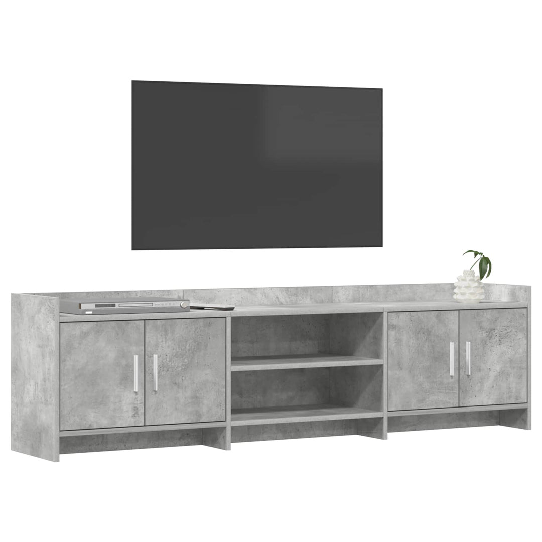 TV-skab 168 x 33 x 47 cm Betongrå Konstrueret træ