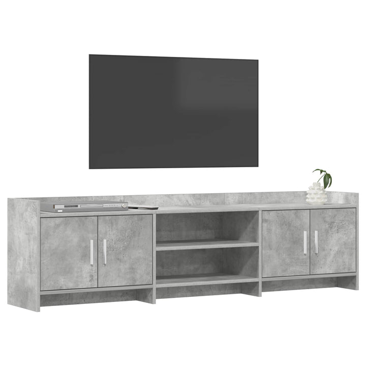 TV-skab 168 x 33 x 47 cm Betongrå Konstrueret træ