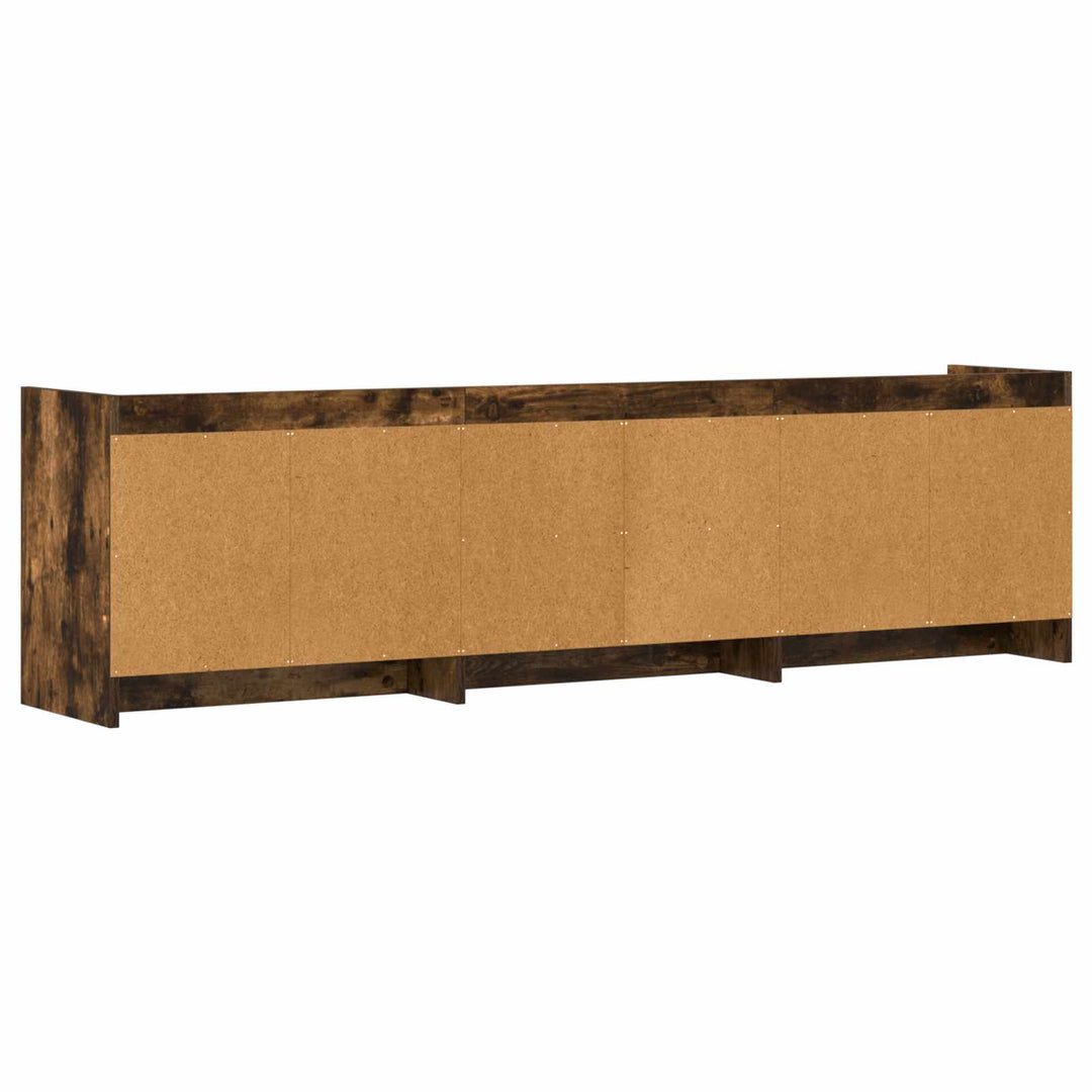 TV-skab 168 x 33 x 47 cm Røget eg Konstrueret træ