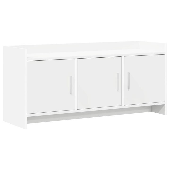 TV-skab 102 x 33 x 47 cm Hvid Konstrueret træ