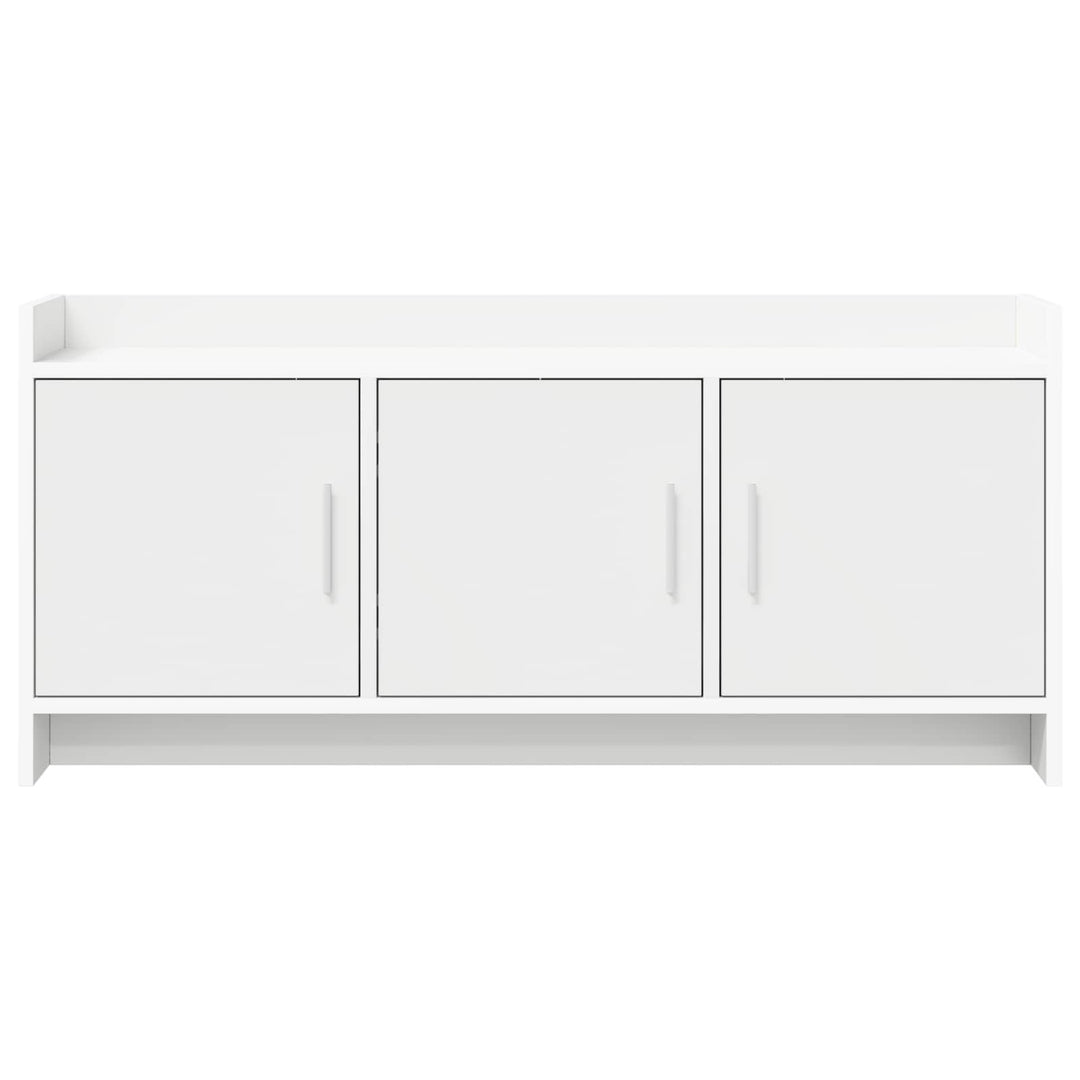 TV-skab 102 x 33 x 47 cm Hvid Konstrueret træ