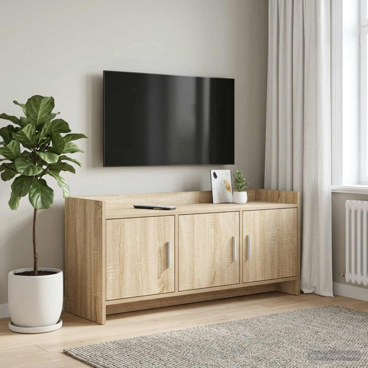 TV-skab 102 x 33 x 47 cm Sonoma-eg Konstrueret træ