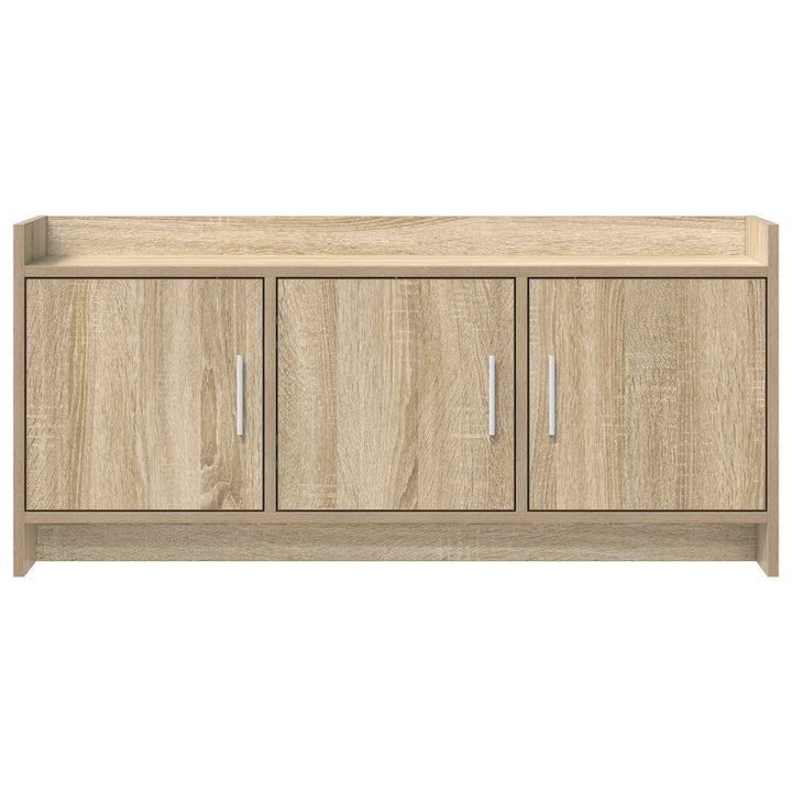 TV-skab 102 x 33 x 47 cm Sonoma-eg Konstrueret træ