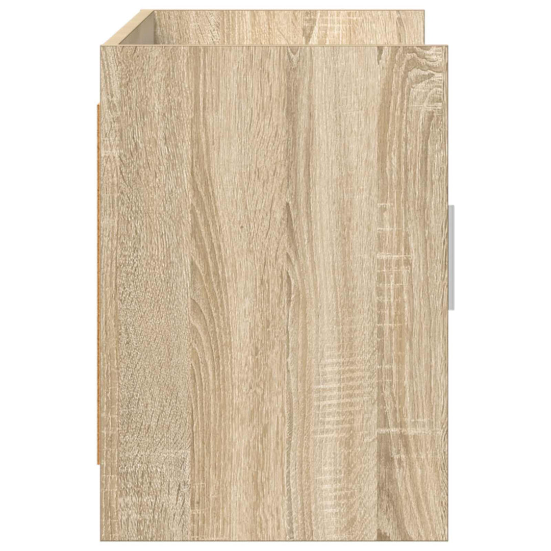 TV-skab 102 x 33 x 47 cm Sonoma-eg Konstrueret træ