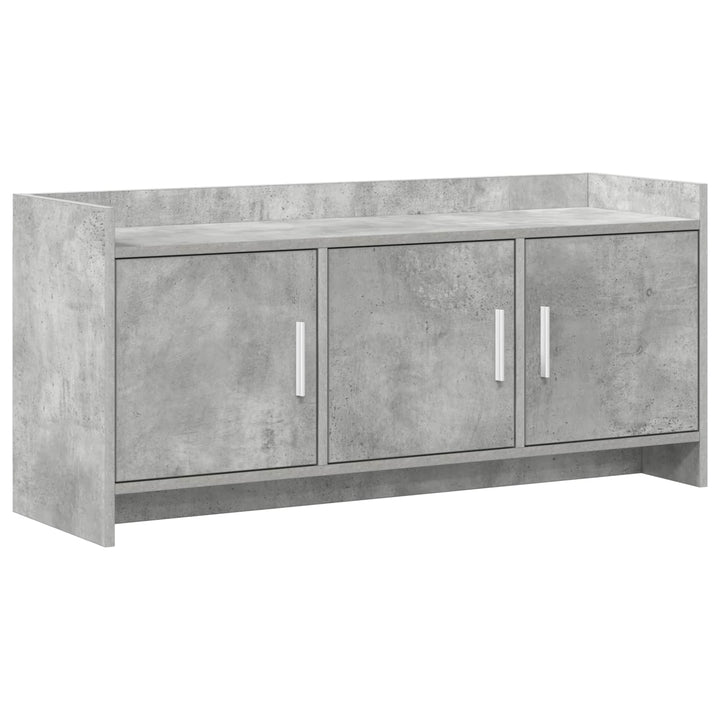 TV-skab 102 x 33 x 47 cm Betongrå Konstrueret træ