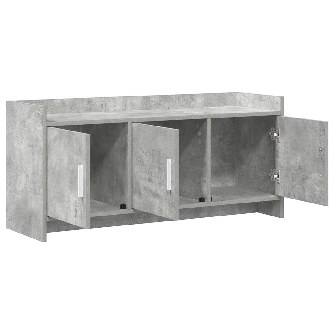 TV-skab 102 x 33 x 47 cm Betongrå Konstrueret træ