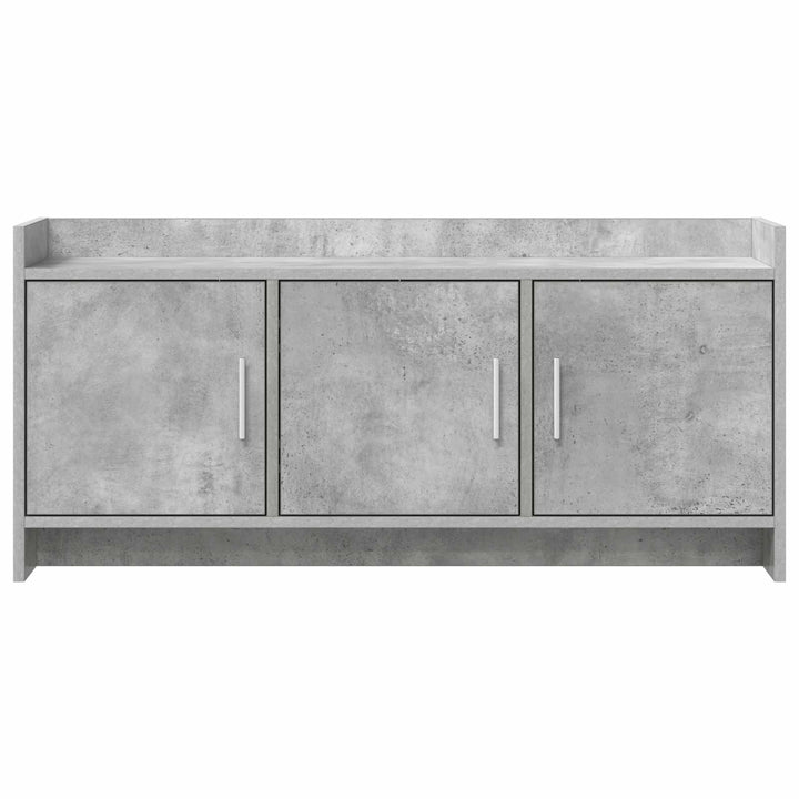 TV-skab 102 x 33 x 47 cm Betongrå Konstrueret træ