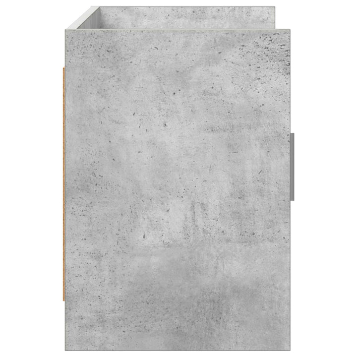 TV-skab 102 x 33 x 47 cm Betongrå Konstrueret træ