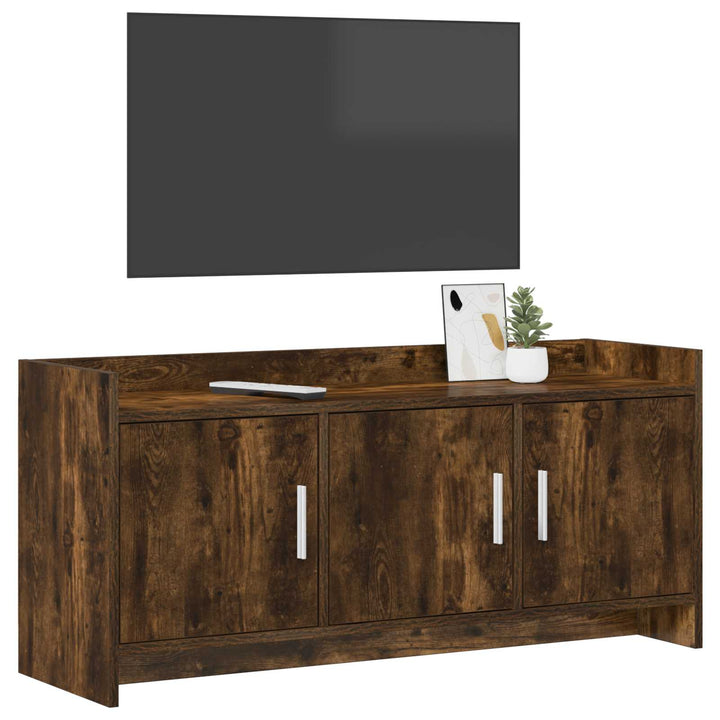 TV-skab 102 x 33 x 47 cm Røget eg Konstrueret træ