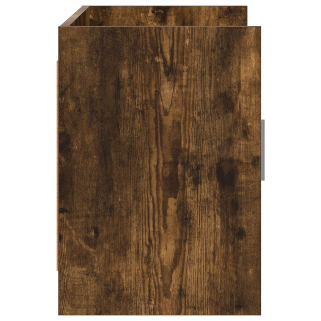 TV-skab 102 x 33 x 47 cm Røget eg Konstrueret træ