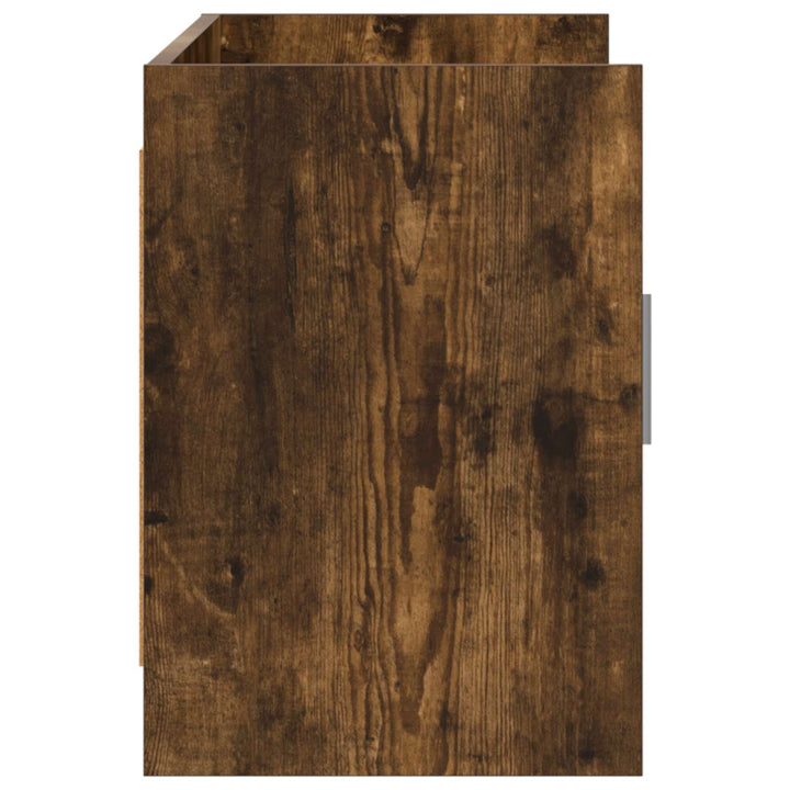TV-skab 102 x 33 x 47 cm Røget eg Konstrueret træ