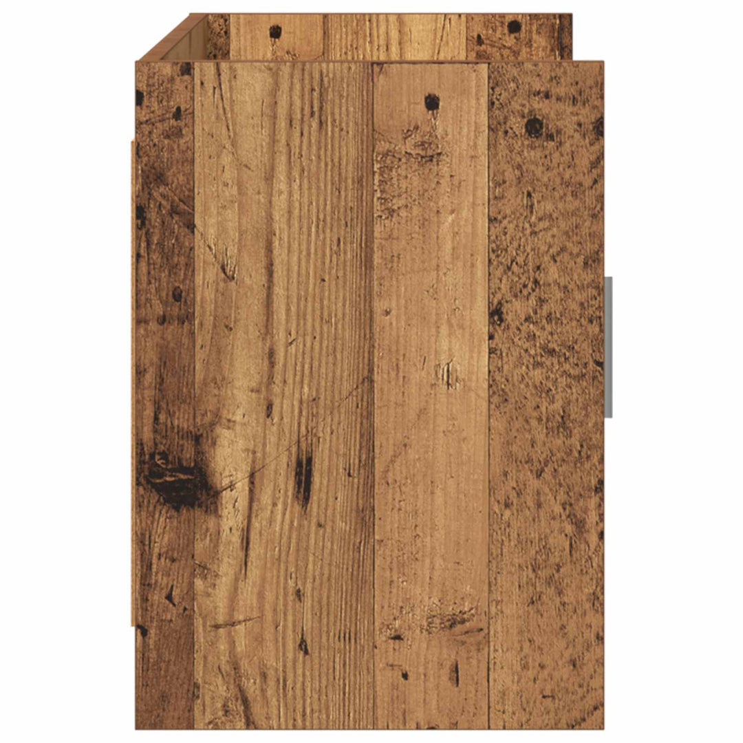 TV-skab 102 x 33 x 47 cm Gammelt træ Konstrueret træ