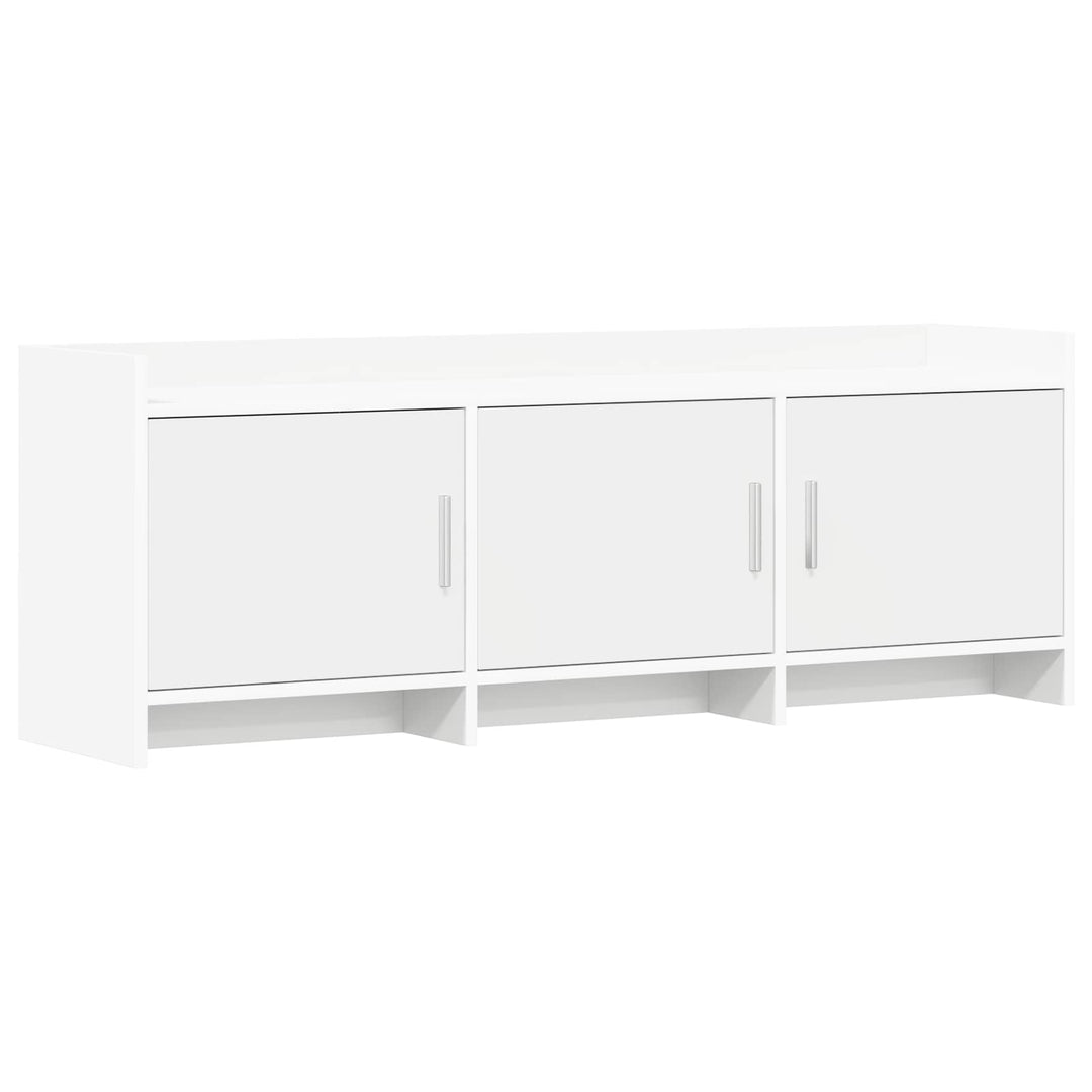 TV-skab 130 x 33 x 47 cm Hvid Konstrueret træ