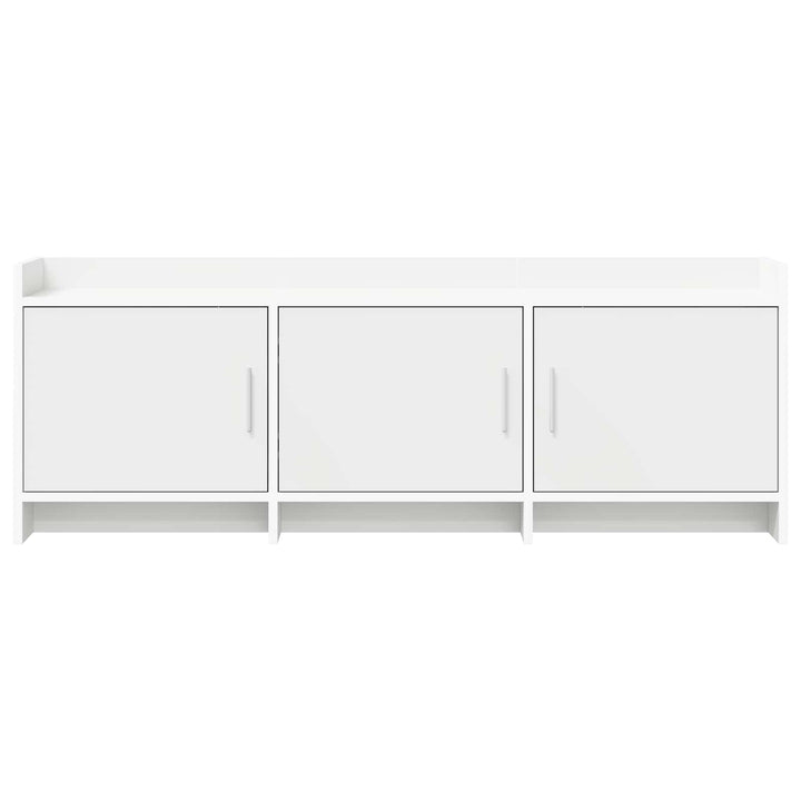 TV-skab 130 x 33 x 47 cm Hvid Konstrueret træ