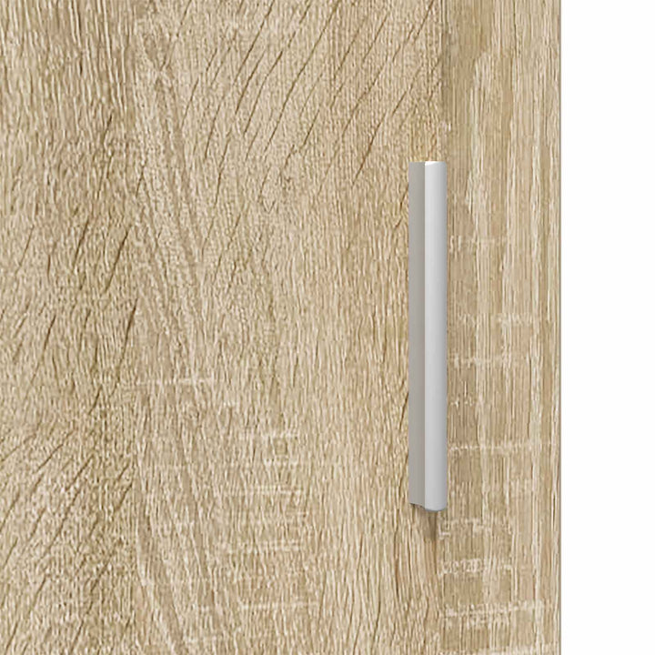 TV-skab 130 x 33 x 47 cm Sonoma-eg Konstrueret træ