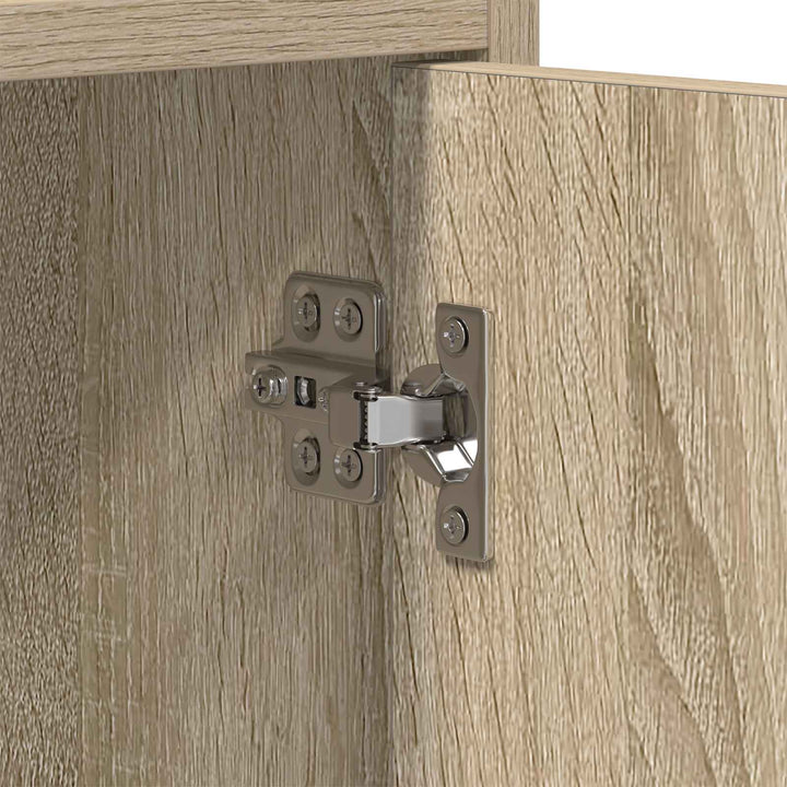 TV-skab 130 x 33 x 47 cm Sonoma-eg Konstrueret træ