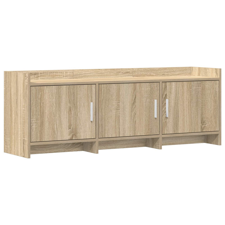 TV-skab 130 x 33 x 47 cm Sonoma-eg Konstrueret træ